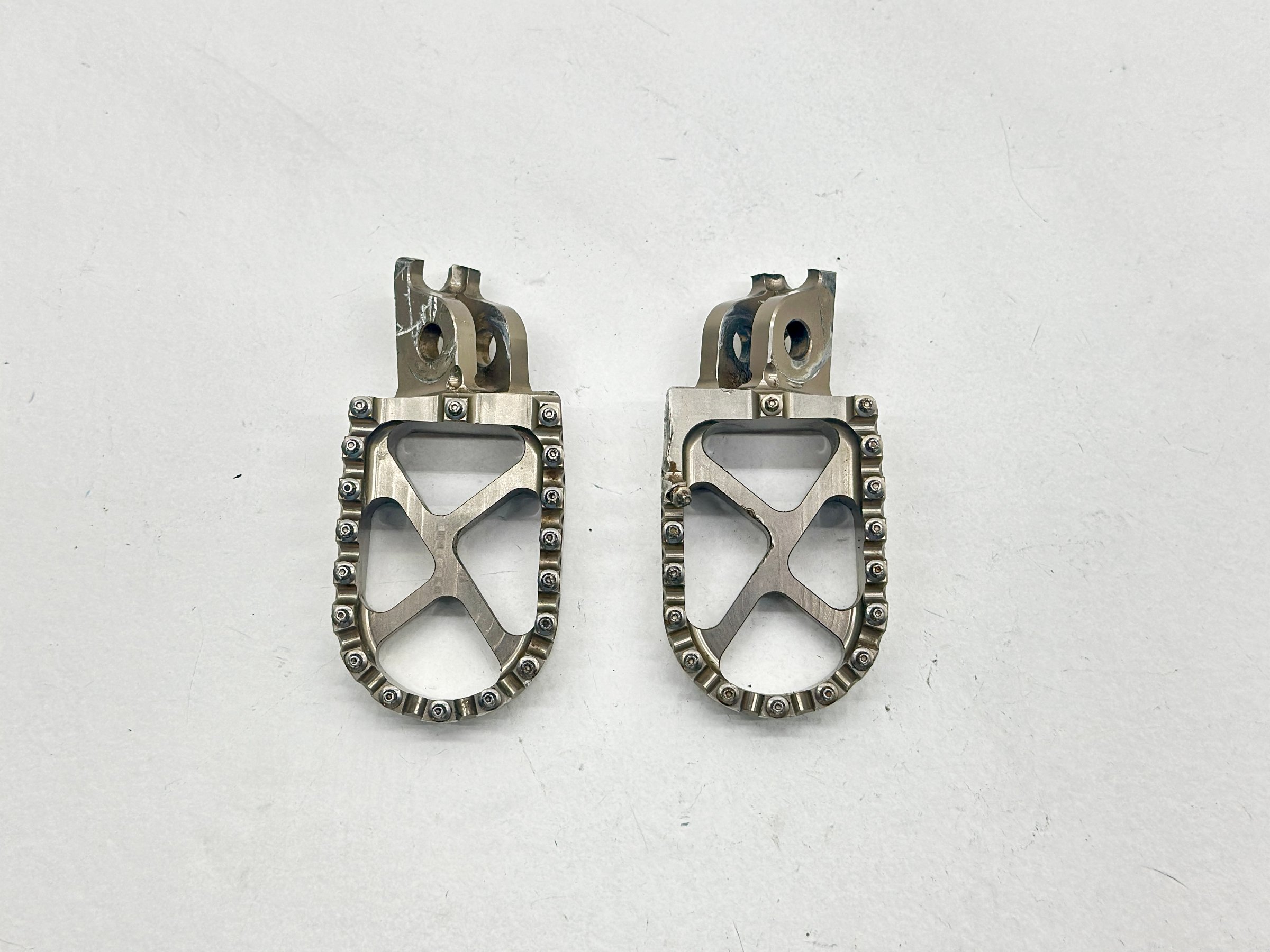 2016 Kawasaki KX450F Tusk Foot Peg Set Left Right Footrests Pedals Dirt Bike KX✅