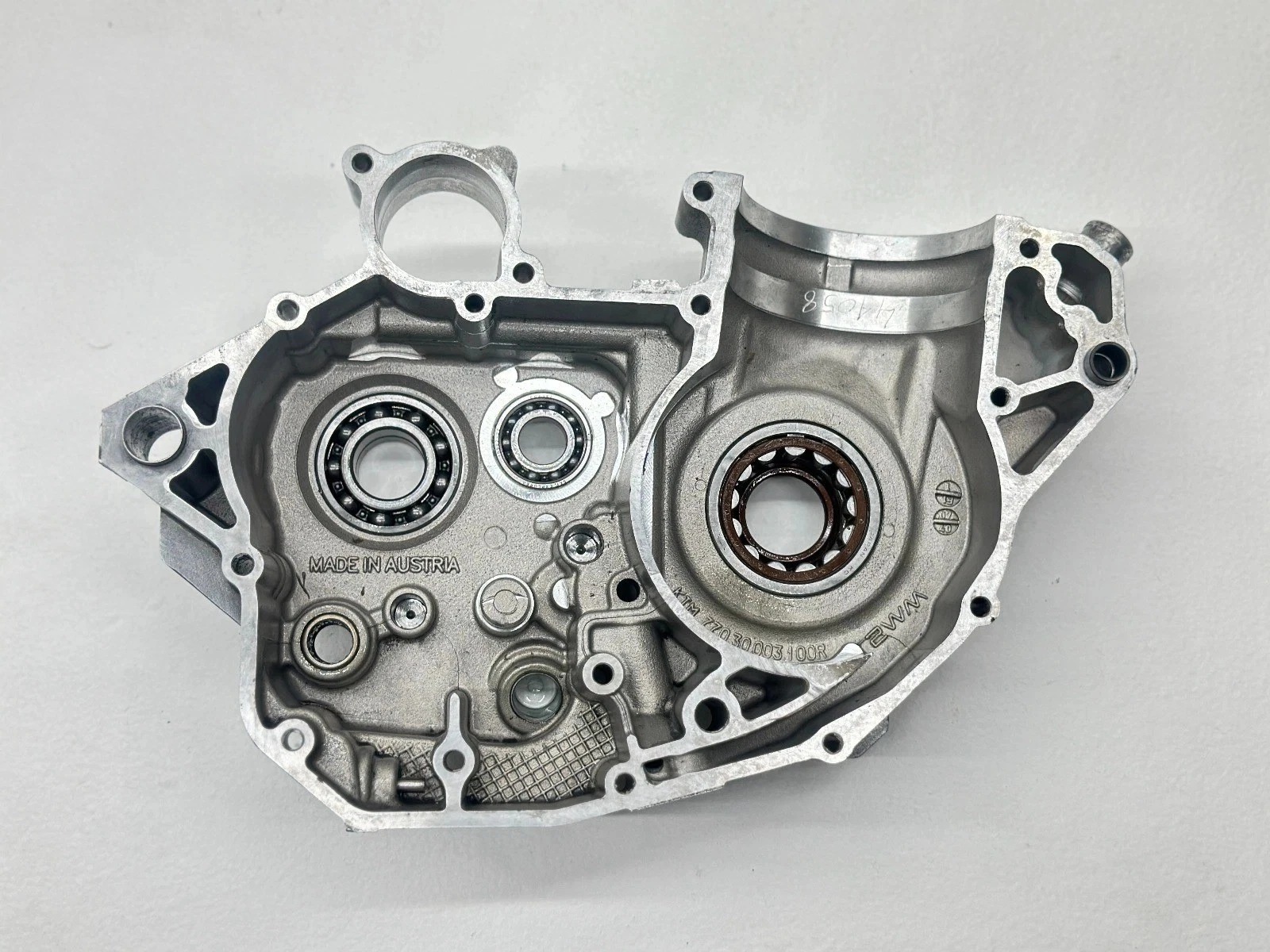 2008 KTM 250SXF Left Side Engine Case Crankcase Cover 250 SXF OEM 77030000144 ✅